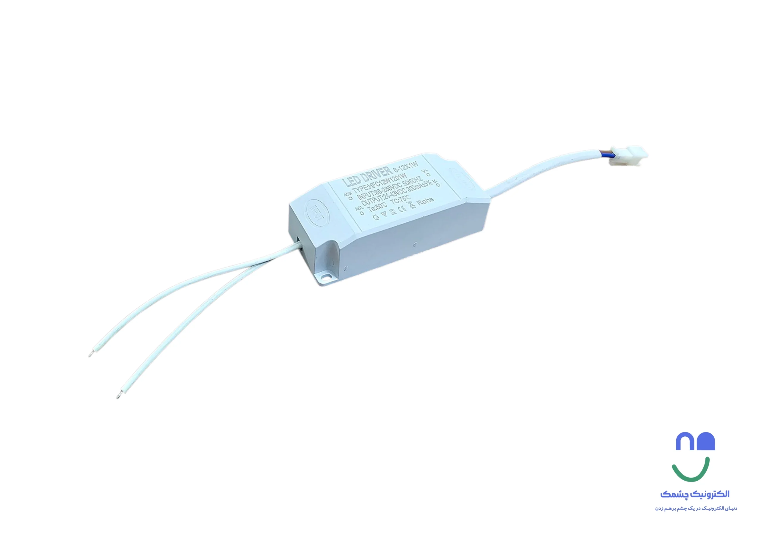 درایور8LED تا 12 وات جریان ثابت | مخصوص لاین نوری و لاینر